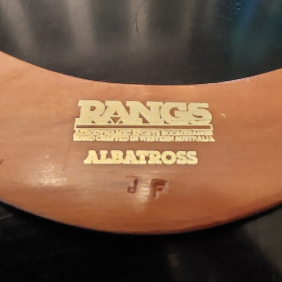 Vintage Wooden Rangs Hand Crafted Boomerang Albatross - Picture 2 of 4